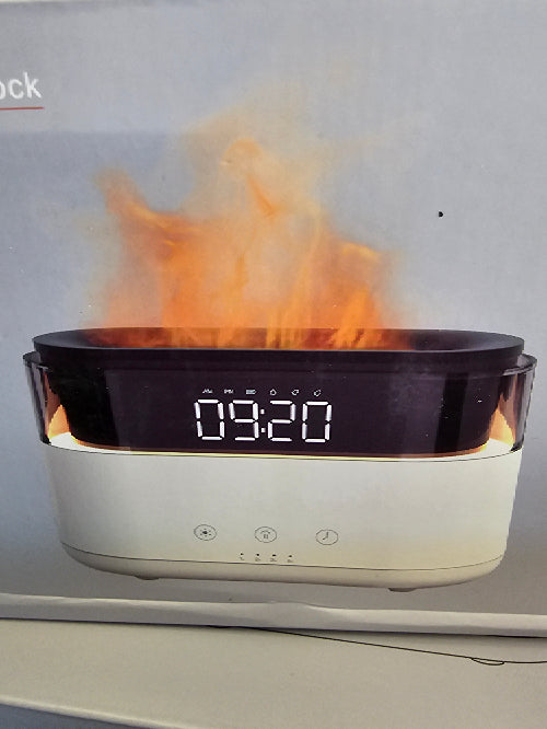 Diffuseur d'huile essentielle Flammes avec horloge
