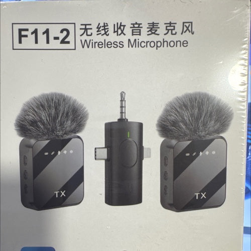 Wireless microphone F11-2 micro cravate