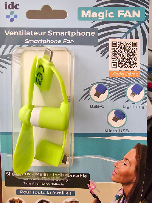 Magic Fan vert (mini ventilateur)