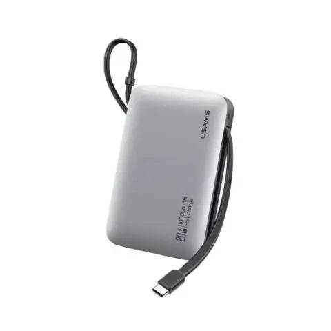 PowerBank Usams (10000 mAh) charge rapide 20W CD228 argent