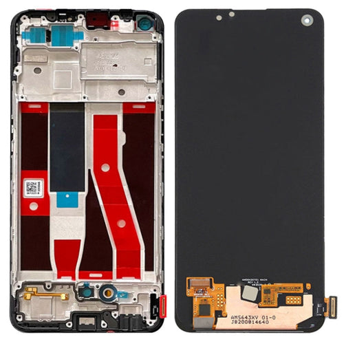 Lcd Oppo A94 5G / A95 5G / F19 PRO+ 5G / Reno5 Z Noir + Chassis