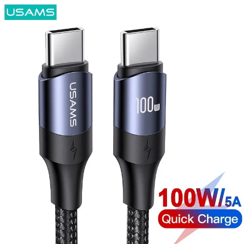Câble USAMS 3m 100W Type-C vers Type-C charge rapide