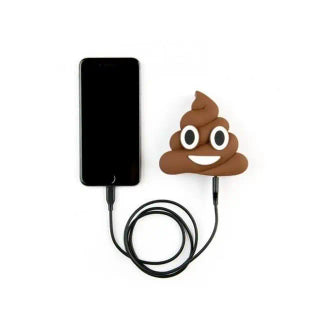 Powerbank 2600 mah mojipower emoji caca đź’©