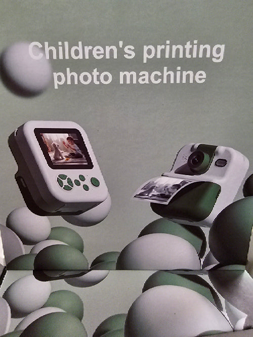 Children's printing photo machine camera rotatif enfants