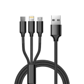 Câble iphone 3 en 1 full speed