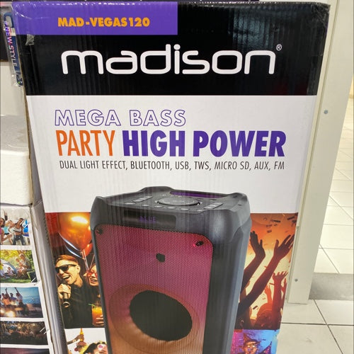 Haut parleur Madison Hi power vegas120