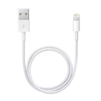 Cable iPhone blanc certifié 1m
