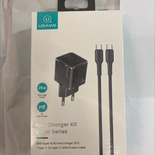 Kit chargeur rapide 25w / câble type C Usams( Cc140)