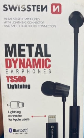 Écouteurs métal dynamic Swissten YS500