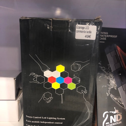 Lumière blanche hexagonal led