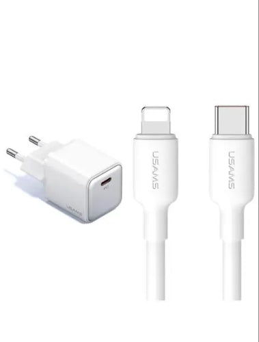 Kit chargeur rapide PD 30W type C vers lightning usams-YX