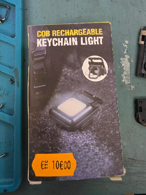 Cob rechargeable keychain light