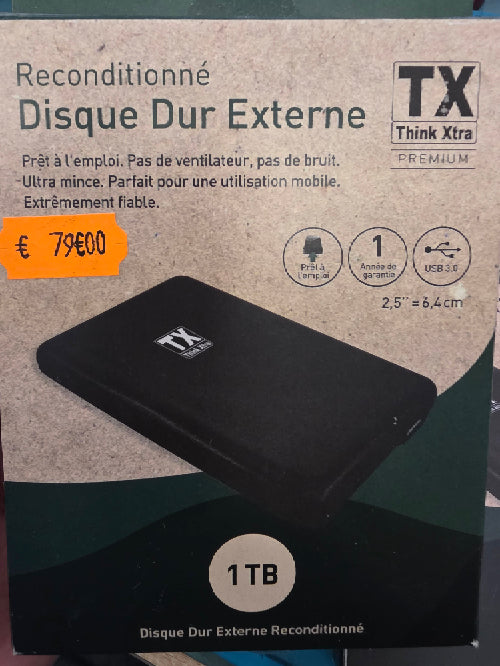 Disque dur TX externe 2.5'' 1To premium