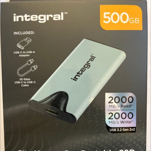 Disque dur SSD integral 500Go SlimXpress Pro