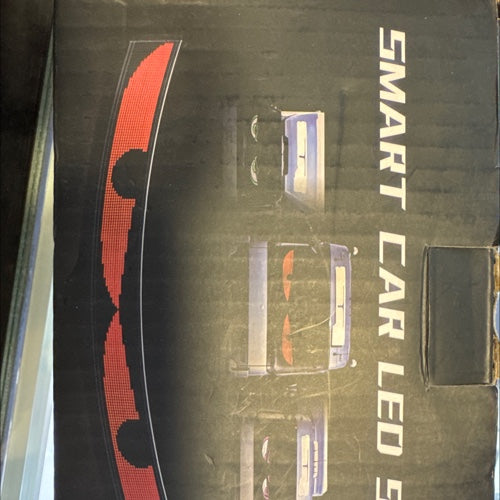 Smart car Led sign 192x1330mm