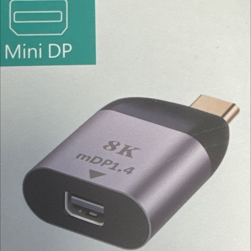 Mini Adaptateur mini DP mDP1.4  8K vers Type-C
