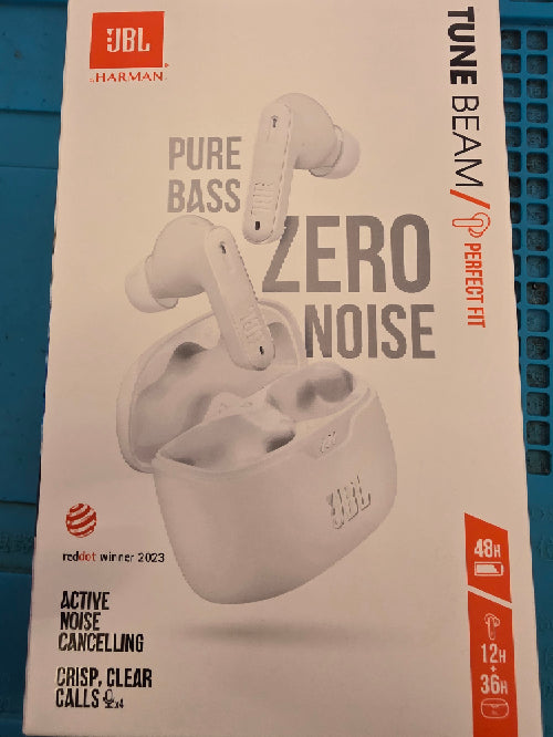 Écouteurs JBL TUNE Beam white