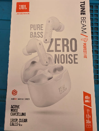 Écouteurs JBL TUNE Beam white