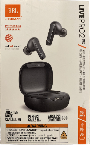Écouteurs JBL Live pro 2 tws black