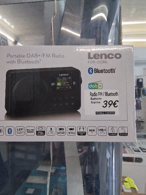 Radio Lenco FM BT PDR-033BK