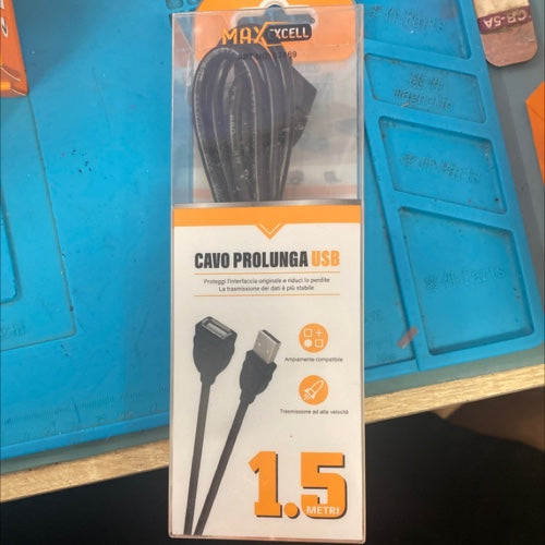 Rallonge usb 1,5m maxexcell