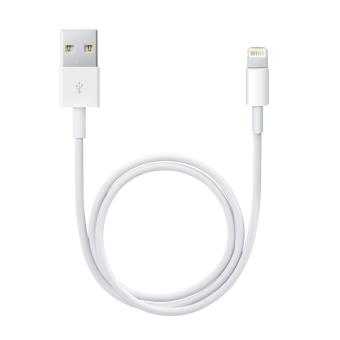 Cable iPhone blanc certifié 1m