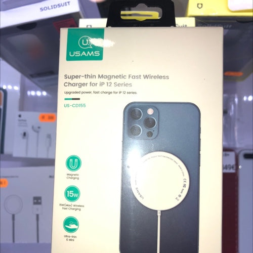 Chargeur induction Super thin magnetic MagSafe usams